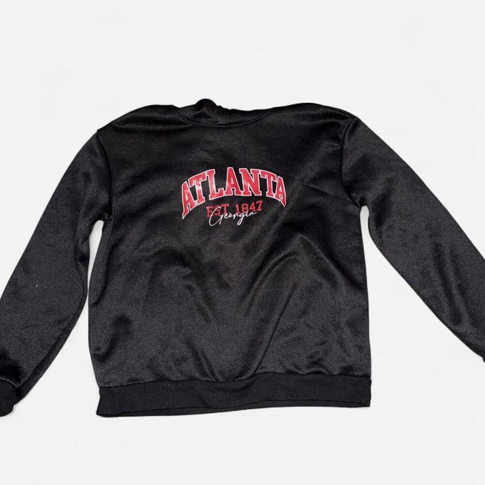 Teen's Sz 13/14yrs Black Atlanta Sweatshirt